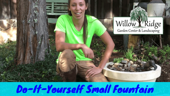 do-it-yourself small fountain