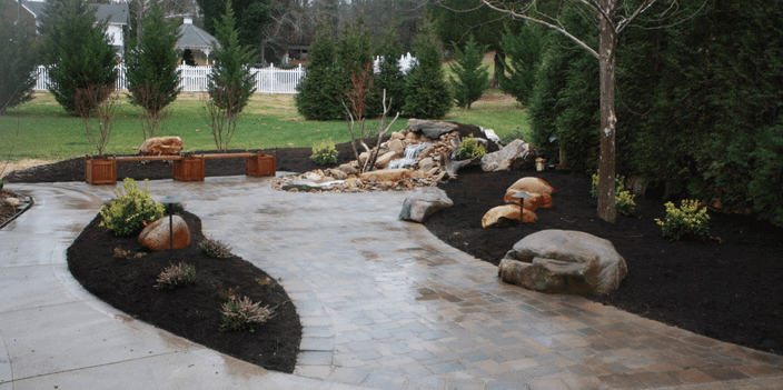 mulch garden beds